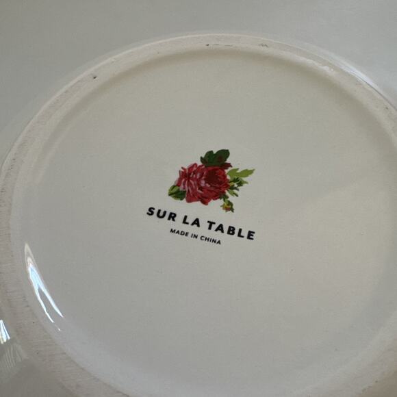 Sur La Table Serving Bowl Wildflowers Large EUC Country Farmhouse - Picture 6 of 11